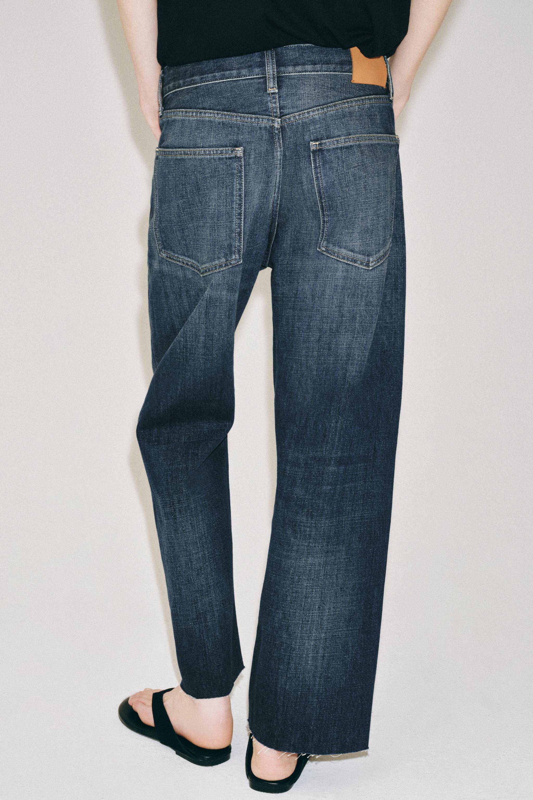 ZW COLLECTION LOW-RISE LOOSE JEANS